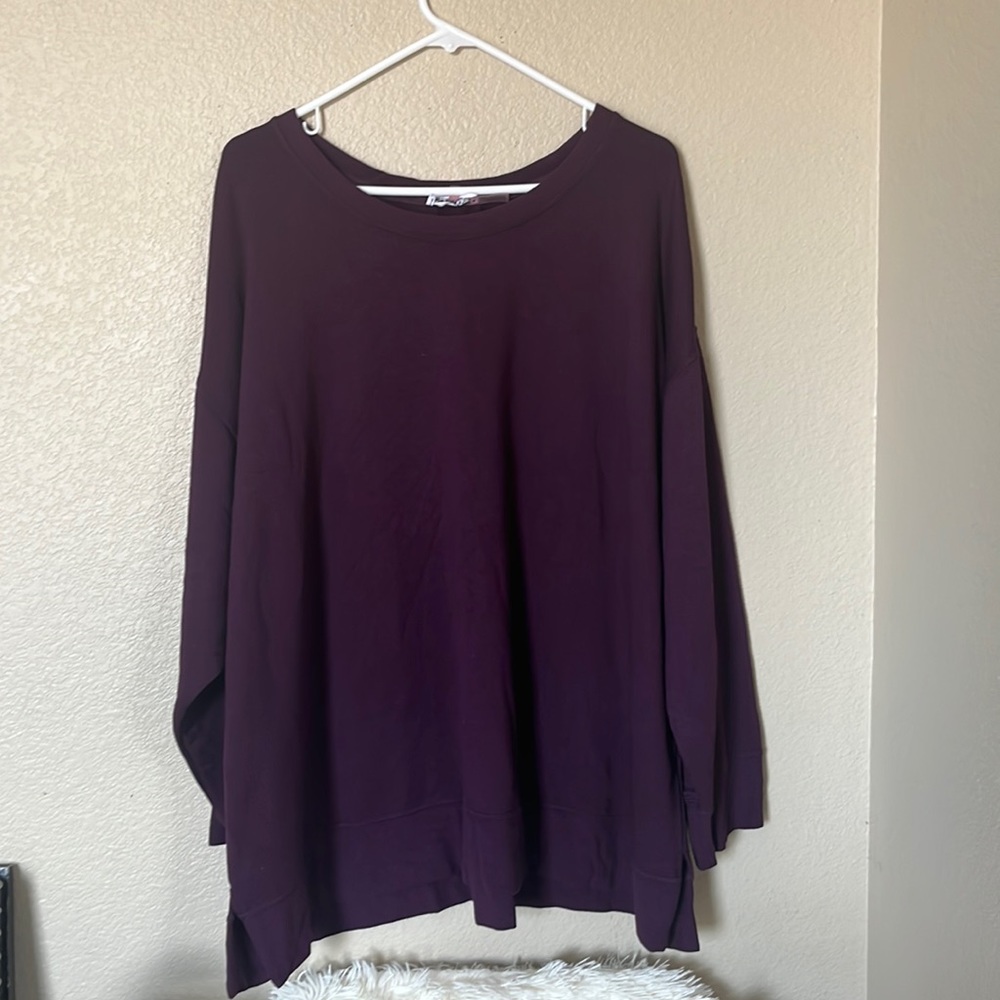 Calvin Klein Purple Long Sleeve shirt sz 3X